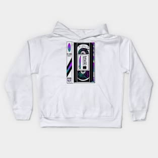 VHS multicolor cassette tape Kids Hoodie